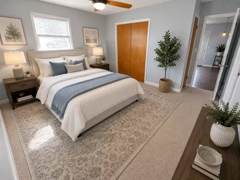 Bedroom - 2325 County Road 975 E, Rinard, IL 62878 photo 3 of 5