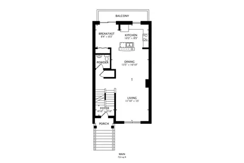 Floorplan - 309 Western Ave, Des Plaines, IL 60016 photo 1 of 4