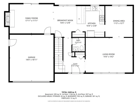Floorplan - 117 E Madison Ave, Wheaton, IL 60187 photo 1 of 4