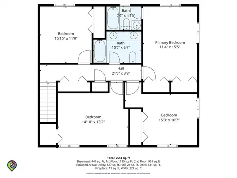Floorplan - 313 Bell Dr, Cary, IL 60013 photo 2 of 4