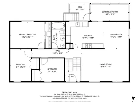 Floorplan - 1255 Mayfield Ln, Hoffman Estates, IL 60169 photo 1 of 3