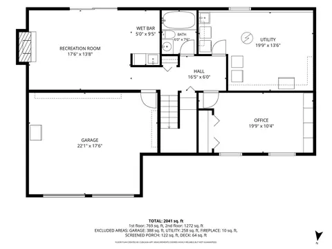 Floorplan - 1255 Mayfield Ln, Hoffman Estates, IL 60169 photo 2 of 3