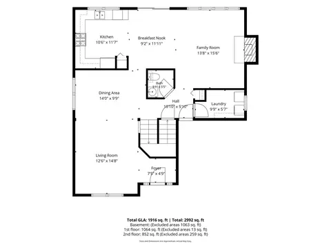 Floorplan - 422 Cardinal Dr, Bartlett, IL 60103 photo 1 of 3