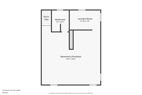 Floorplan - 1817 Root St, Crest Hill, IL 60403 photo 2 of 4