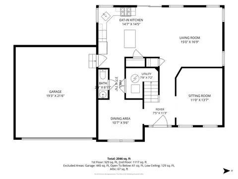 Floorplan - 2243 Cheshire Dr, Aurora, IL 60502 photo 2 of 3