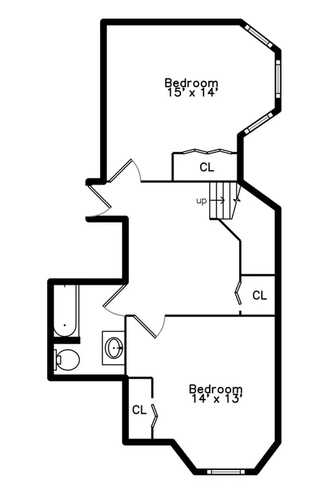 Floorplan - 735 E 50th St #2, Chicago, IL 60615 photo 1 of 2