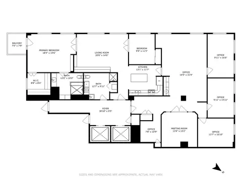 Floorplan - 6 E Monroe St #500, Chicago, IL 60603 photo 1 of 1