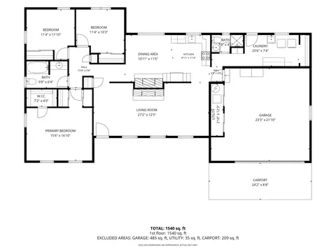 Floorplan - 703 Hill St, Mazon, IL 60444 photo 1 of 1
