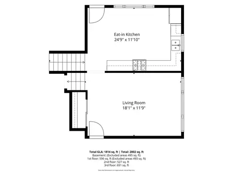 Floorplan - n457 Papworth Street, Wheaton, IL 60187 photo 1 of 5