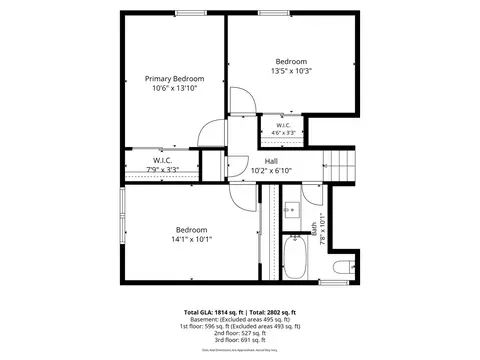 Floorplan - n457 Papworth Street, Wheaton, IL 60187 photo 2 of 5