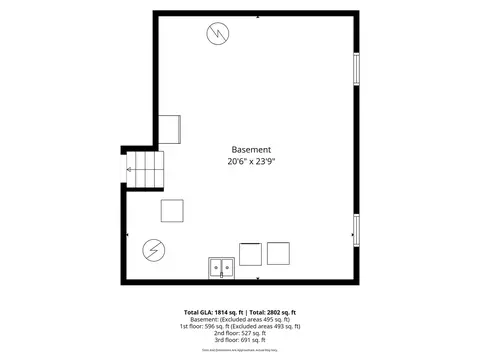 Floorplan - n457 Papworth Street, Wheaton, IL 60187 photo 4 of 5