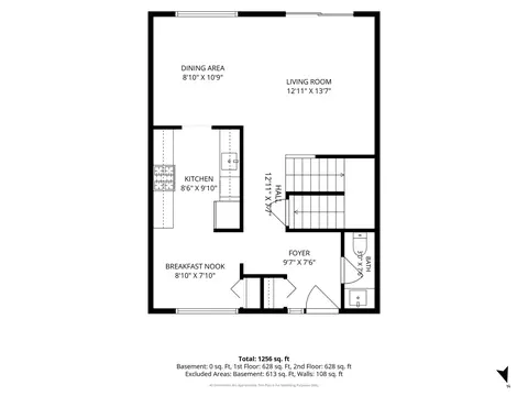 Floorplan - 1631 Bow Trl, Wheeling, IL 60090 photo 2 of 4