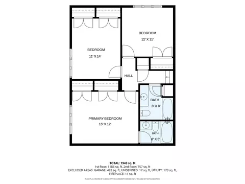 Floorplan - 16 W751 90th St, Willowbrook, IL 60527 photo 1 of 2