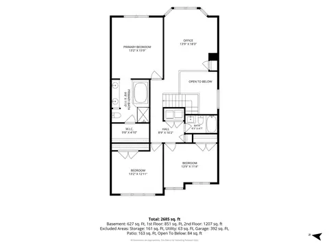 Floorplan - 695 E Nerge Rd, Roselle, IL 60172 photo 3 of 4