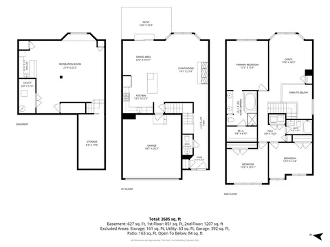 Floorplan - 695 E Nerge Rd, Roselle, IL 60172 photo 1 of 4