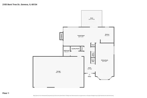 Floorplan - 2105 Bent Tree Dr, Geneva, IL 60134 photo 1 of 3