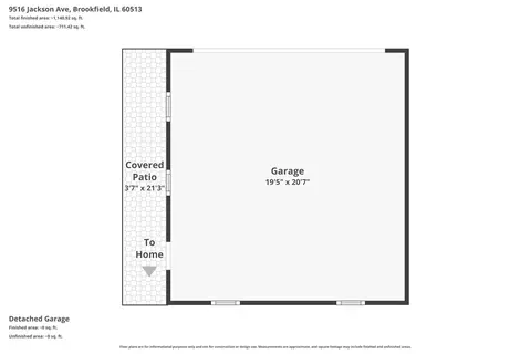 Floorplan - 9516 Jackson Ave, Brookfield, IL 60513 photo 3 of 3