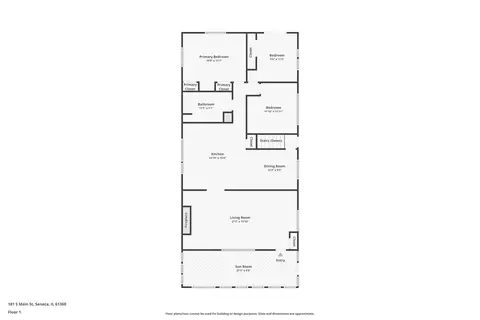 Floorplan - 181 S Main St, Seneca, IL 61360 photo 1 of 3