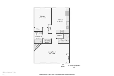 Floorplan - 74 Silver Tree Cir, Cary, IL 60013 photo 1 of 4