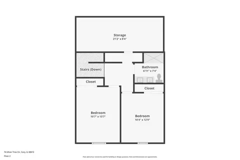 Floorplan - 74 Silver Tree Cir, Cary, IL 60013 photo 2 of 4