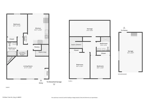 Floorplan - 74 Silver Tree Cir, Cary, IL 60013 photo 4 of 4