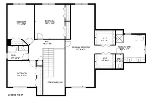 Floorplan - 640 Downey St, Hoffman Estates, IL 60169 photo 3 of 4