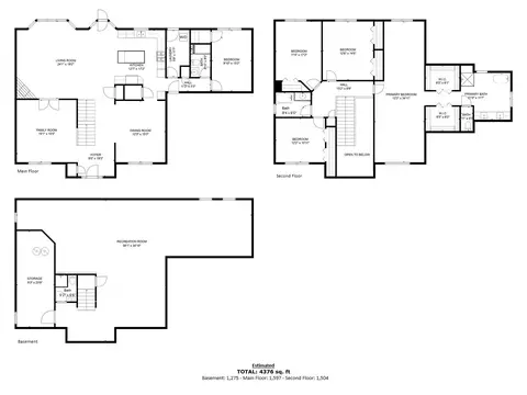 Floorplan - 640 Downey St, Hoffman Estates, IL 60169 photo 1 of 4