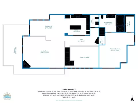 Floorplan - 8650 W Davis St, Des Plaines, IL 60016 photo 2 of 3