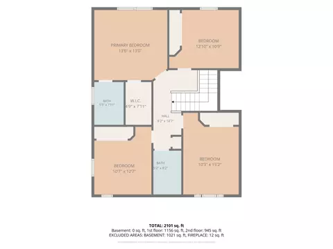 Floorplan - 7505 Kenicott Ln, Plainfield, IL 60586 photo 2 of 3