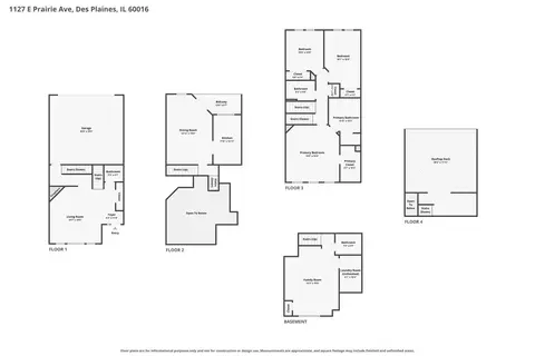 Floorplan - 1127 E Prairie Ave, Des Plaines, IL 60016 photo 2 of 5