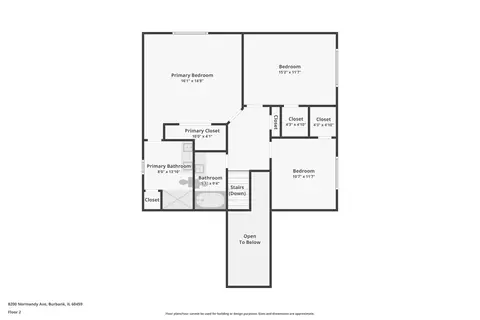Floorplan - 8200 S Normandy Ave, Burbank, IL 60459 photo 3 of 4