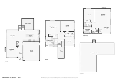 Floorplan - 8200 S Normandy Ave, Burbank, IL 60459 photo 1 of 4