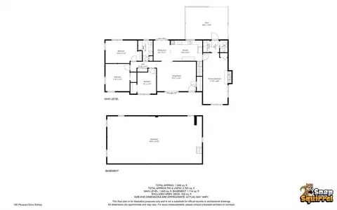 Floorplan - 106 Pleasant Dr, Sidney, IL 61877 photo 1 of 1