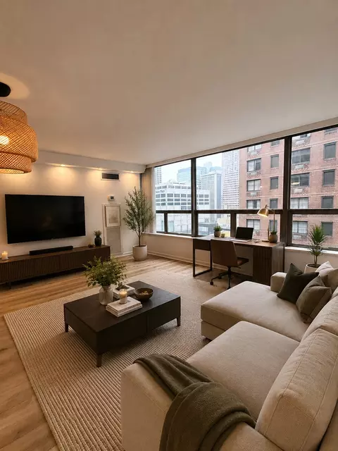 Living - 110 E Delaware Pl #1402, Chicago, IL 60611 photo 2 of 9