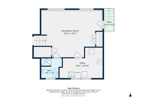 Floorplan - 148 Jeffery Ln, Des Plaines, IL 60018 photo 2 of 5