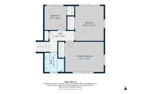Floorplan - 148 Jeffery Ln, Des Plaines, IL 60018 photo 4 of 5