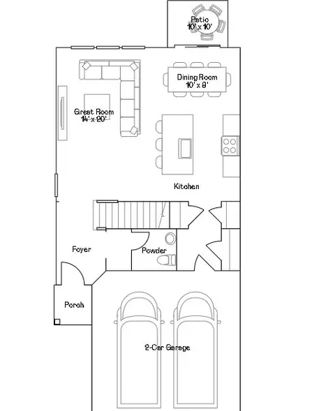 Floorplan - 116 Henderson St, Oswego, IL 60543 photo 1 of 2