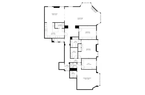 Floorplan - 40 E Delaware Pl #1701, Chicago, IL 60611 photo 1 of 1