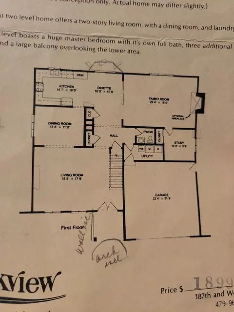 Floorplan - 11630 Parkside Ln, Mokena, IL 60448 photo 2 of 2