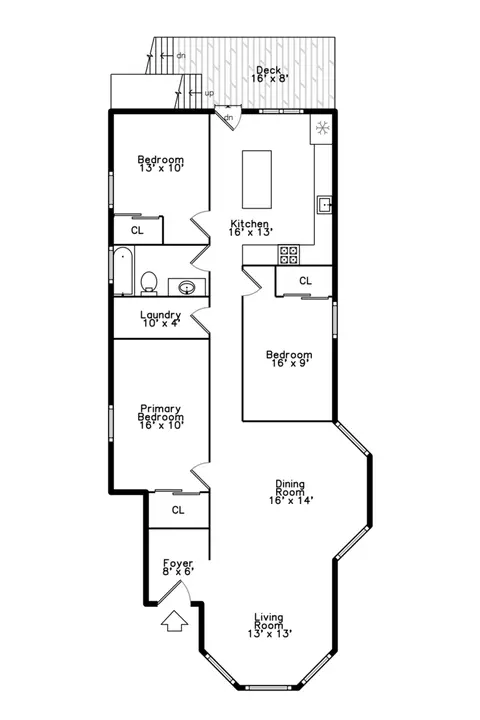 Floorplan - 5723 S Green St, Chicago, IL 60621 photo 1 of 3