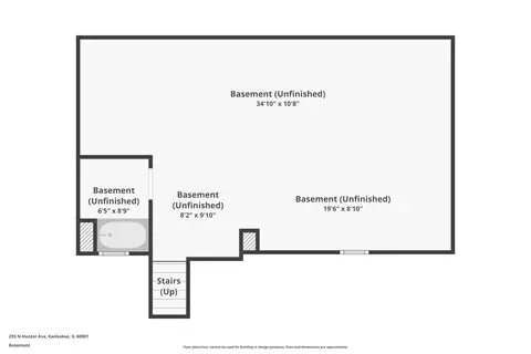 Floorplan - 255 N Hunter Ave, Kankakee, IL 60901 photo 3 of 3