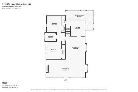 Floorplan - 3155 18th Ave, Moline, IL 61265 photo 2 of 3