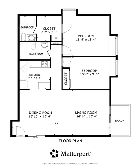 Floorplan - 1101 Pleasant Run Dr #1014, Wheeling, IL 60090 photo 1 of 1