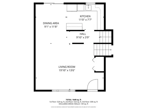 Floorplan - 2347 S 17th Ave, Broadview, IL 60155 photo 2 of 4