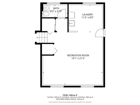 Floorplan - 2347 S 17th Ave, Broadview, IL 60155 photo 3 of 4
