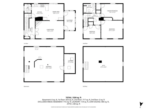 Floorplan - 95 Pine Ave, Riverside, IL 60546 photo 5 of 5