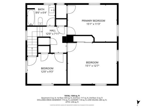 Floorplan - 95 Pine Ave, Riverside, IL 60546 photo 3 of 5