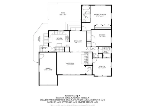 Floorplan - 334 Spruce St, Glenview, IL 60025 photo 2 of 3