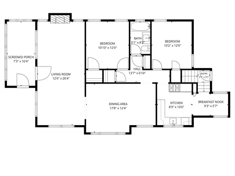 Floorplan - 310 Shenstone Rd, Riverside, IL 60546 photo 1 of 3
