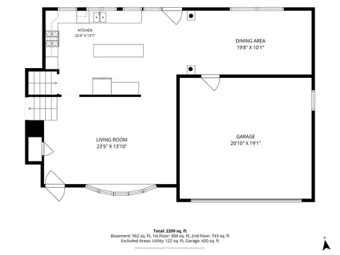 Floorplan - 21 E Hillside Rd, Naperville, IL 60540 photo 1 of 4